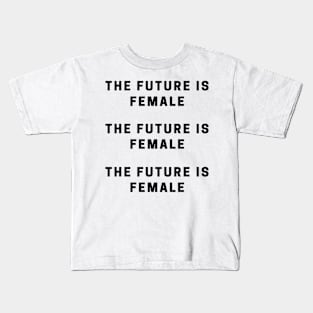 The Future is Female Sticker Pack Kids T-Shirt